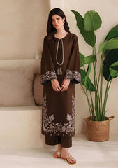 SUMMER-2PC LAWN EMBROIDERED SHIRT WITH EMBROIDERED TROUSER-281