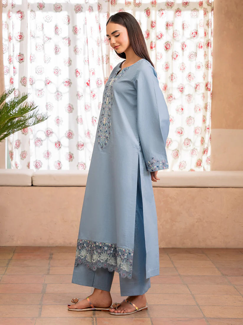 WINTER-2PC DHANAK EMBROIDERED SHIRT WITH DHANAK TROUSER-102