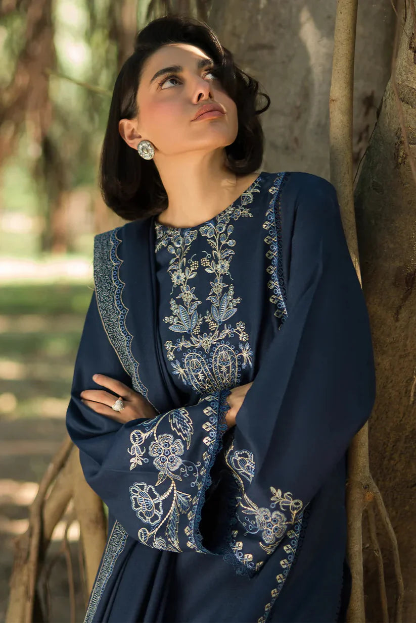 SUMMER- 3PC LAWN EMBROIDERED SHIRT WITH CHIFFON EMBROIDERED DUPATTA AND TROUSER -3659