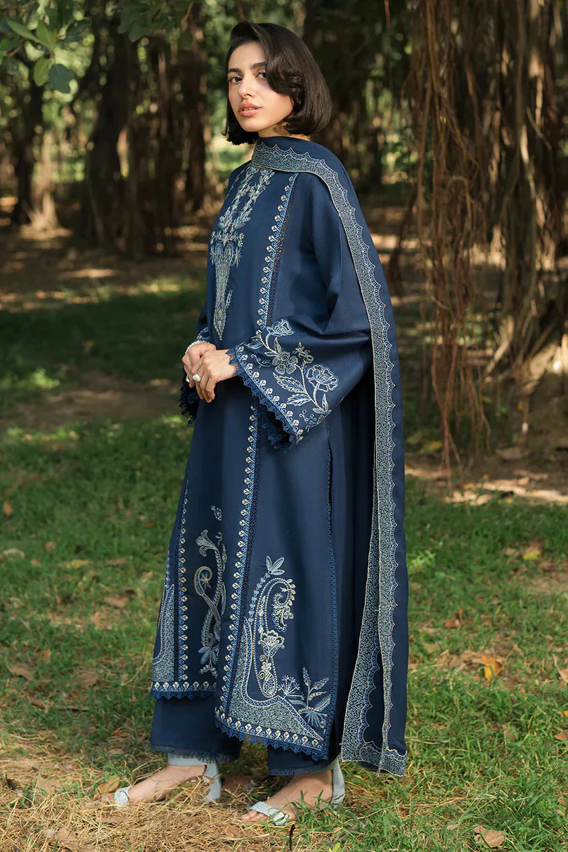 SUMMER- 3PC LAWN EMBROIDERED SHIRT WITH CHIFFON EMBROIDERED DUPATTA AND TROUSER -3659