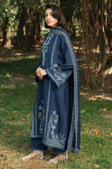 SUMMER- 3PC LAWN EMBROIDERED SHIRT WITH CHIFFON EMBROIDERED DUPATTA AND TROUSER -3659
