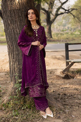 BATIK-3PC DHANAK EMBROIDERED SHIRT WITH CHIFFON EMBROIDERED DUPATTA AND EMB TROUSER-BIC-5068