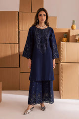 WINTER-2PIECE DHANAK EMBROIDERED SHIRT WITH DHANAK EMB TROUSER-15037