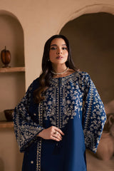 SUMMER-3PC LAWN EMBROIDERED SHIRT WITH CHIFFOON EMBROIDERED DUPATTA AND EMB TROUSER-4621