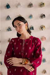 WINTER-2PIECE DHANAK EMBROIDERED SHIRT WITH DHANAK TROUSER-15009