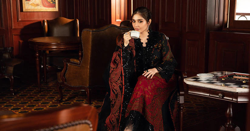 SUMMER-3PC LAWN PRINTED EMB SHIRT WITH CHIFFON PRINT DUPATTA AND PRINT TROUSER-2528