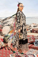 WINTER-3PC KHADDAR PRINTED EMB SHIRT WITH KHADDAR PRINTED DUPATTA AND PRINTED TROUSER-2629