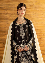 WINTER-3PC DHANAK EMBROIDERED SHIRT WITH DHANAK EMBROIDERED SHAWL AND TROUSER-5279