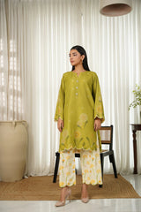 WINTER-2PC SHAMOZE SILK PRINTED SHIRT & SHAMOZE SILK PRINTED TROUSER-2004