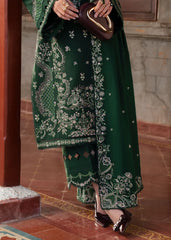 WINTER-3PC DHANAK EMBROIDERED SHIRT WITH DHANAK EMBROIDERED SHAWL AND EMB TROUSER-5044