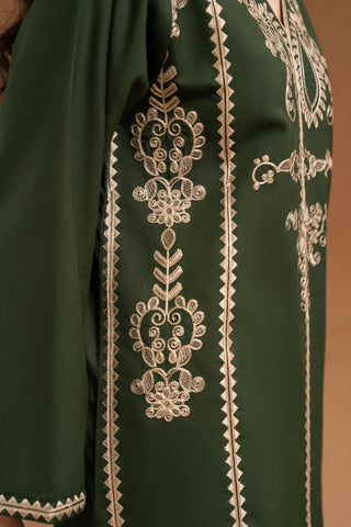SUMMER-2PC LAWN EMBROIDRED SHIRT WITH LAWN EMBROIDRED TROUSR-3463