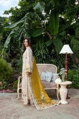 WINTER-3PC KARANDI EMBROIDERED SHIRT WITH KARANDI EMBROIDERED SHAWL AND KARANDI TROUSER-5293