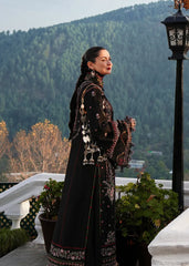 WINTER-3PC KARANDI EMBROIDERED SHIRT WITH WOOL PRINTED SHAWL AND TROUSER-5140