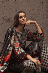 WINTER-3PC KHADDAR PRINTED SHIRT WITH KHADDAR PRINTED DUPATTA AND PRINT TROUSER-2653