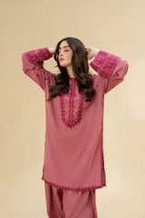 WINTER-2PC KHADDAR EMBROIDRED SHIRT WITH KHADDAR EMB TROUSER-127