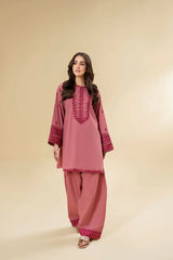 WINTER-2PC KHADDAR EMBROIDRED SHIRT WITH KHADDAR EMB TROUSER-127