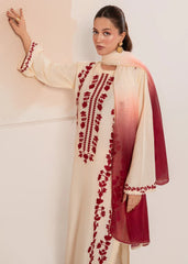 SUMMER-3PC LAWN EMBROIDERED SHIRT WITH CHIFFON TYE&DYE DUPATTA AND TROUSER-4649