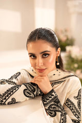 SUMMER-3PC LAWN EMBROIDERED SHIRT WITH KHADDI NET EMBROIDERED DUPATTA & TROUSER-4701