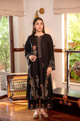 WINTER-2PC DHANAK EMBROIDERED SHIRT AND EMBROIDRED TROUSER-132