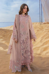 WINTER-3PC DHANAK LASERWORK & SEQUIN EMBROIDERED SHIRT WITH DHANAK SEQUINS EMBROIDERED SHAWL AND TROUSER-5096