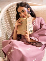 WINTER-2PC DHANAK EMBROIDERED SHIRT WITH DHANAK EMBROIDERED TROUSER-15031