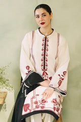 SUMMER- 3PC LAWN EMBROIDERED SHIRT WITH DIAMOND PRINTED DUPATTA-2738