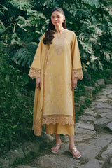SUMMER-3PC LAWN EMBROIDERED SHIRT WITH ORGANZA EMB EMBROIDERED DUPATTA AND TROUSER-4831
