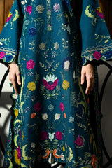 WINTER-3PC DHANAK EMBROIDERED SHIRT WITH DHANAK EMBROIDERED SHAWL AND TROUSER-4370