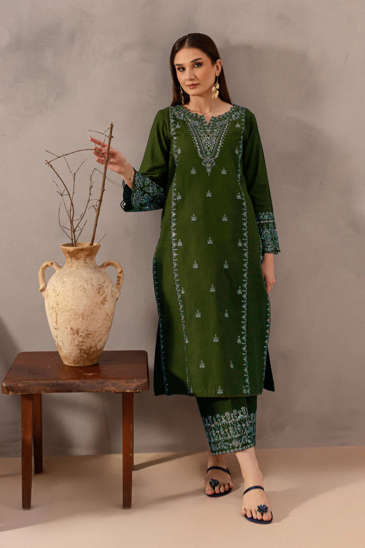 SUMMER-2PC LAWN EMBROIDERED SHIRT WITH EMB TROUSER-07