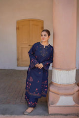 SUMMER-2PC LAWN EMBROIDERED SHIRT WITH TROUSER-283