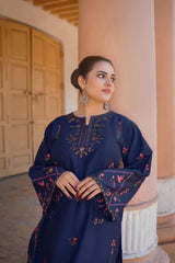SUMMER-2PC LAWN EMBROIDERED SHIRT WITH TROUSER-283