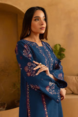 SUMMER-2PC LAWN EMBROIDERED SHIRT WITH EMB TROUSER-11