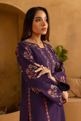 SUMMER-2PC LAWN EMBROIDERED SHIRT WITH EMB TROUSER-14