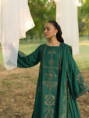 SUMMER-3PC LAWN EMBROIDERED SHIRT WITH LAWN EMBROIDERED DUPATTA AND TROUSER-3694