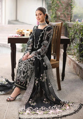 WINTER-3PC DHANAK EMBROIDERED SHIRT WITH DHANAK EMBROIDERED SHAWL AND TROUSER -4426