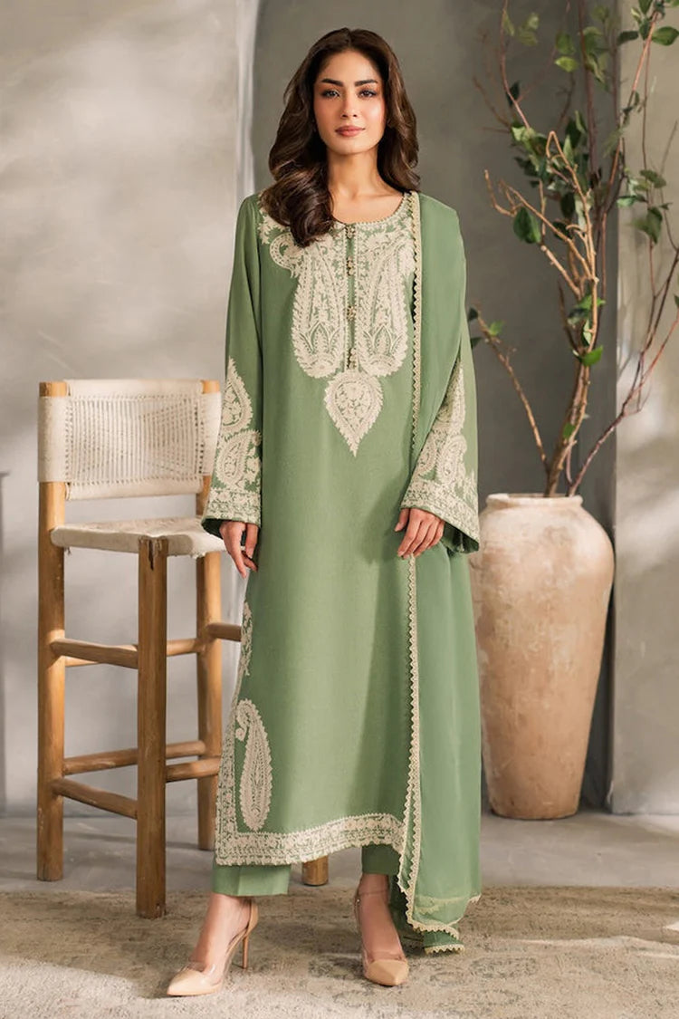 SUMMER-3PC LAWN EMBROIDERED SHIRT WITH BAMBER CHIFFON DUPATTA-4770