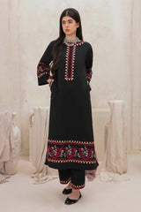 WINTER-2PC DHANAK EMBROIDERED SHIRT & EMBROIDERED TROUSER-112