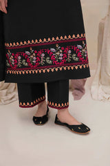 WINTER-2PC DHANAK EMBROIDERED SHIRT & EMBROIDERED TROUSER-112