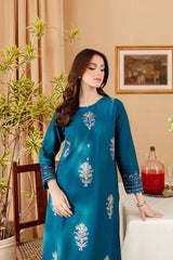 WINTER-2PC DHANAK SEQUIN EMBROIDRED SHIRT AND EMBROIDRED TROUSER-107