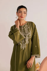 WINTER-2PIECE DHANAK EMBROIDERED SHIRT WITH DHANAK EMB TROUSER-15001