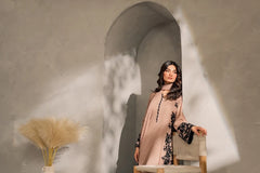 WINTER-3PC DHANAK EMBROIDERED SHIRT WITH CHIFFON TYE&DYE DUPATTA AND TROUSER-5006
