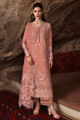 SUMMER-3PC LAWN EMBROIDERED SHIRT WITH KHAADI NET EMBROIDERED DUPATTA AND TROUSER-4754