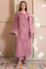 WINTER-2PC DHANAK EMBROIDERED SHIRT WITH DHANAK EMBROIDERED TROUSER-15031