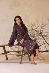 SUMMER-2PC LAWN EMBROIDERED SHIRT WITH LAWN EMBROIDERED SLEEVES-3474