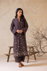 SUMMER-2PC LAWN EMBROIDERED SHIRT WITH LAWN EMBROIDERED SLEEVES-3474