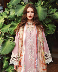 WINTER-3PC DHANAK EMBROIDERED SHIRT WITH WOOL PRINTED SHAWL AND TROUSER-5081