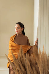 WINTER-3PC DHANAK SHIRT WITH WOOL PRINTED SHAWL AND TROUSER-3414