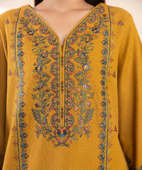 WINTER-3PC DHANAK EMBROIDERED SHIRT WITH DHANAK EMBROIDERED SHAWL AND TROUSER-4071