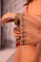 SUMMER- 2PC LAWN EMBROIDERED SHIRT AND EMBROIDERED TROUSER-3493