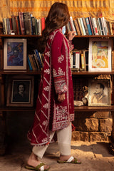 Winter- 3PC DHANAK EMBROIDERED SHIRT WITH BAMBER CHIFFON EMBROIDRED DUPATTA-4067
